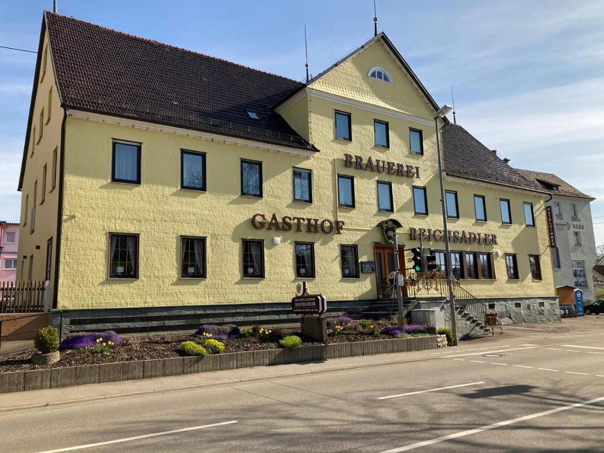 Готель Brauerei-Gasthof Reichsadler Mogglingen Екстер'єр фото